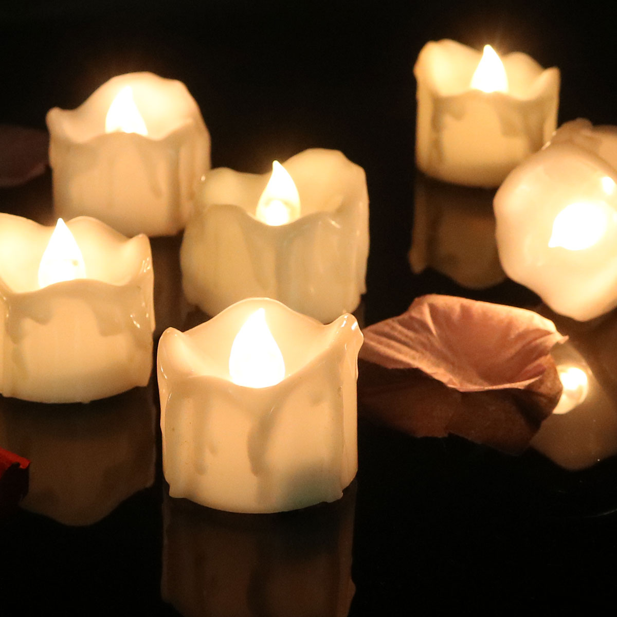 Flammenlose Kerzen –