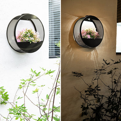 Solar Powered Wall Pot Light