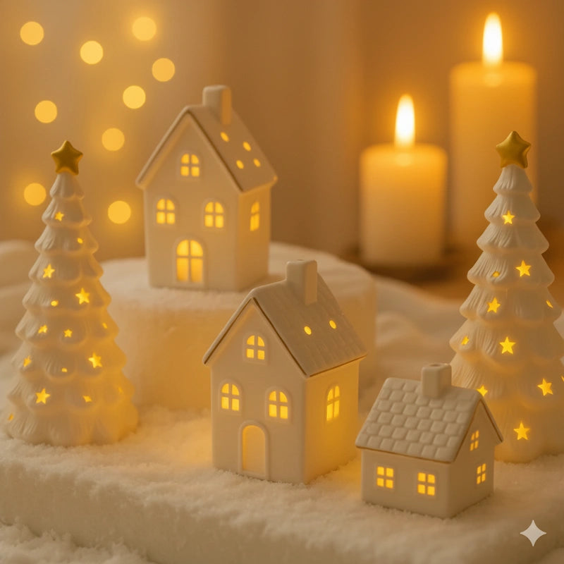 Snowhaven™ Village en céramique