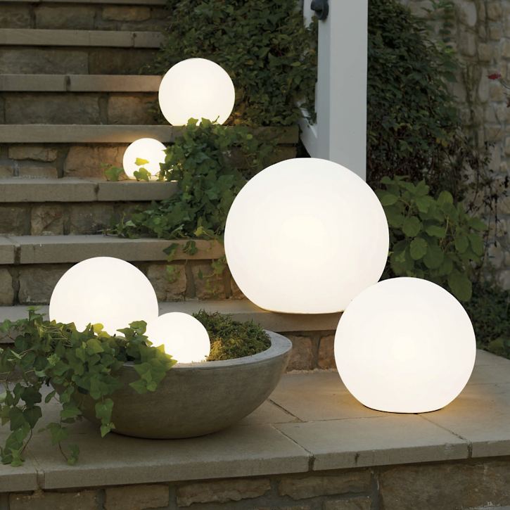 Outdoor sphere deals light