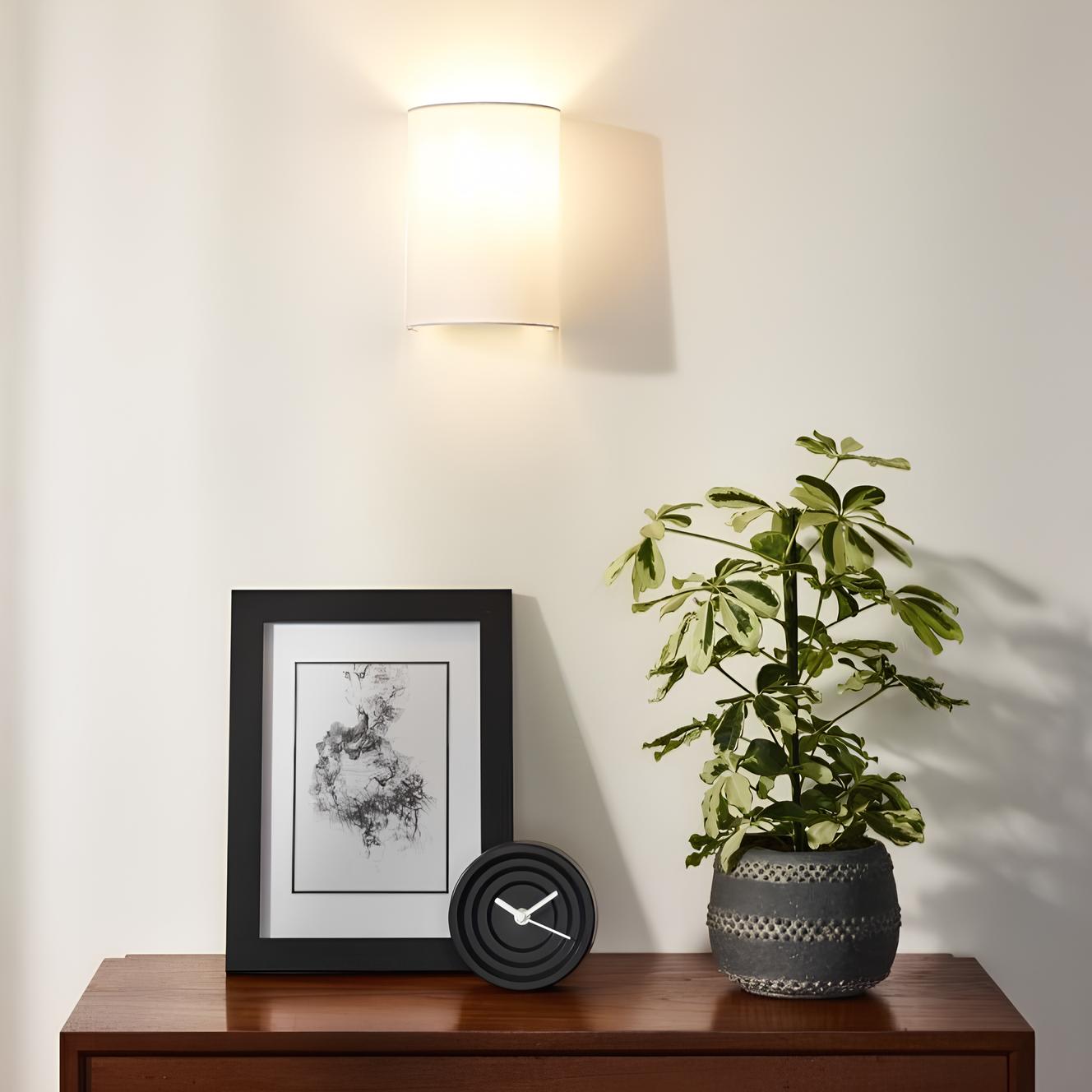 Linen Glow Wall Light