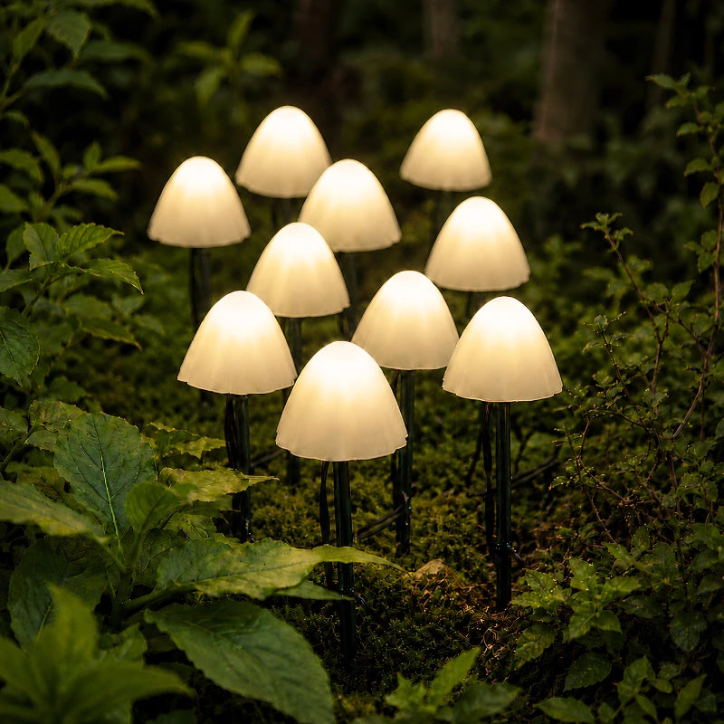 MoonlitMushrooms™ Ηλιακά φώτα κήπου
