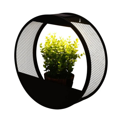Zonne-energie wandlamp met bloempot