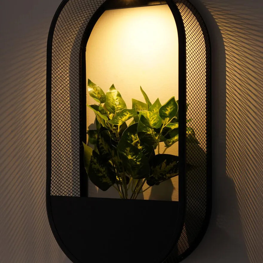 Solar Powered Wall Pot Light