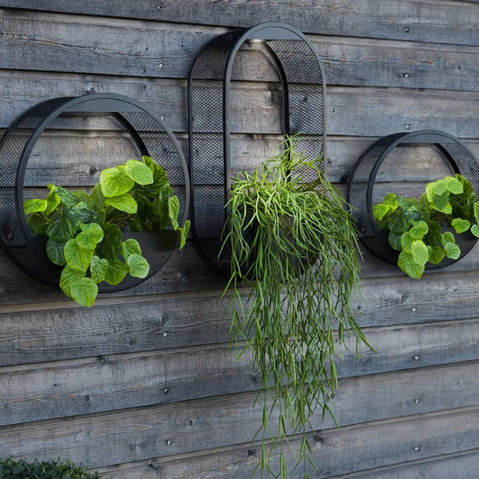 Solar Powered Wall Pot Light