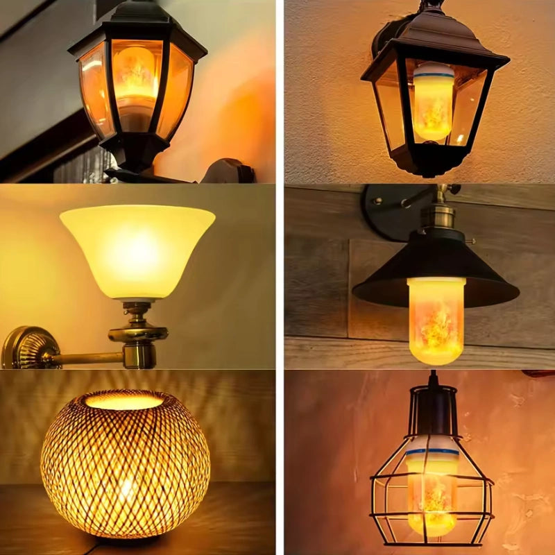 炎のような効果のあるLED電球