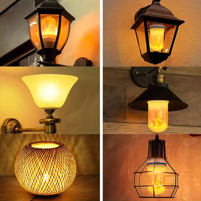 炎のような効果のあるLED電球