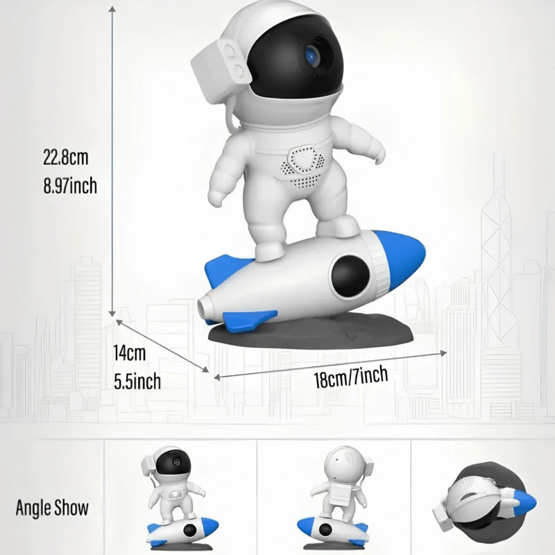 Lampa projekcyjna astronauta