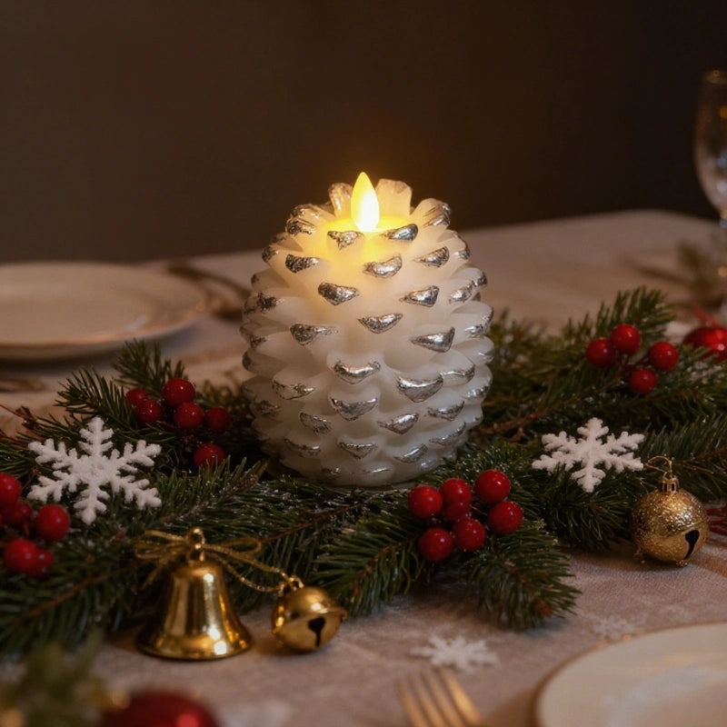 ForestHearth™ Flameless Pinecone Candles