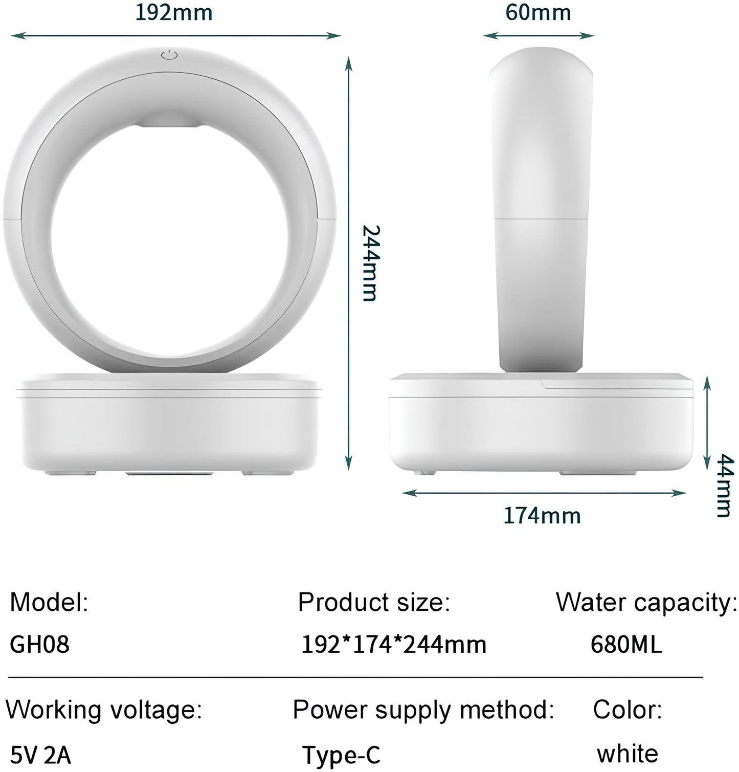 Umidificatore Anti-Gravity Levita™