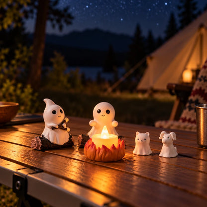 GhostHearth™ Hoguera luminosa con fantasmas