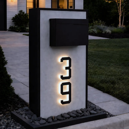 Lampu nombor rumah solar