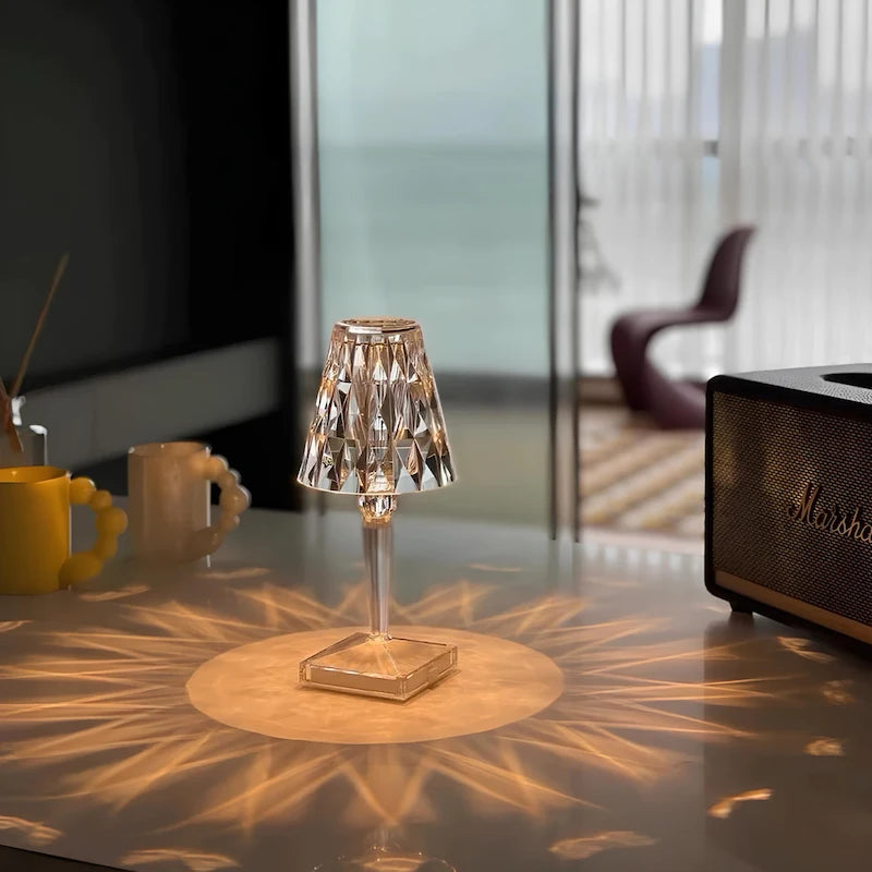 Lampe cristal scintillant