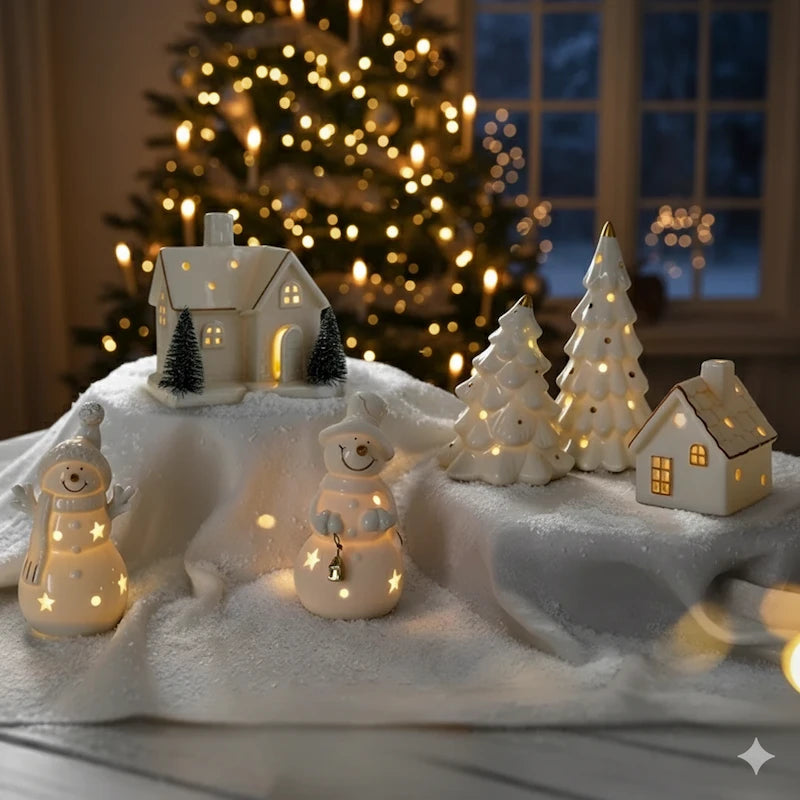 Snowhaven™ Village en céramique