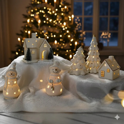 Snowhaven™ Village en céramique