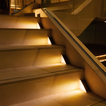 Solar Powered Stair Lights