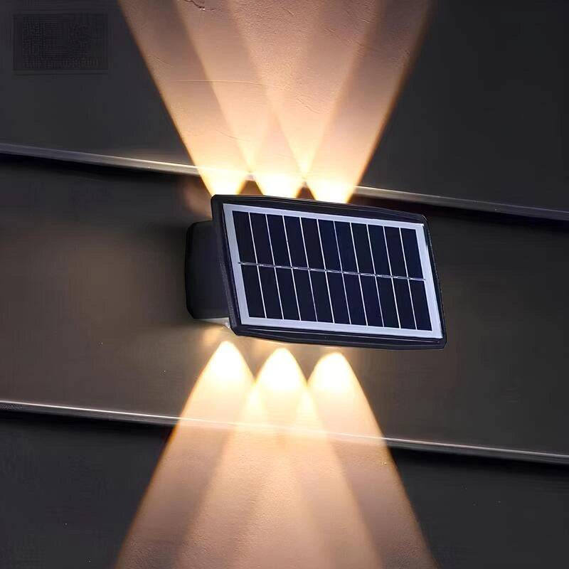 Zonne-energie wandverlichting