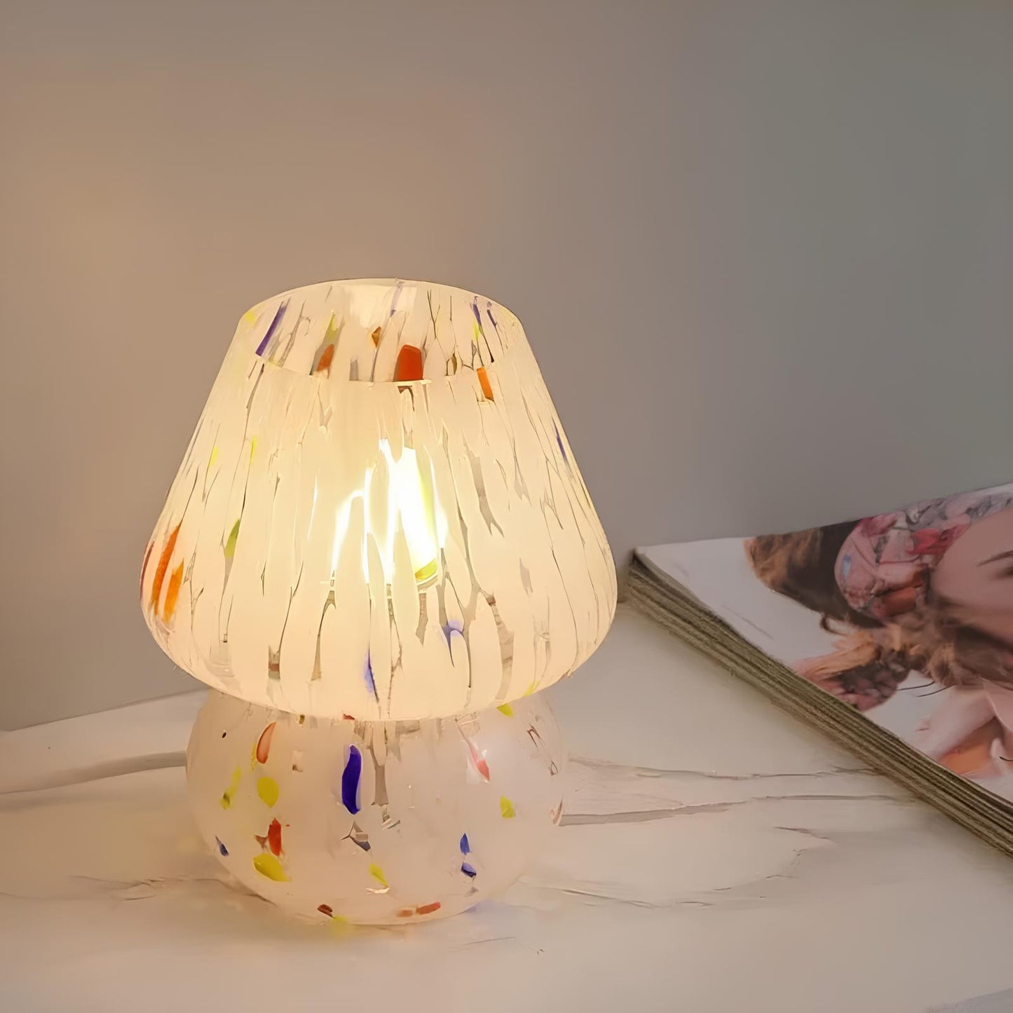 Verra™ Lampe en verre soufflé à la main