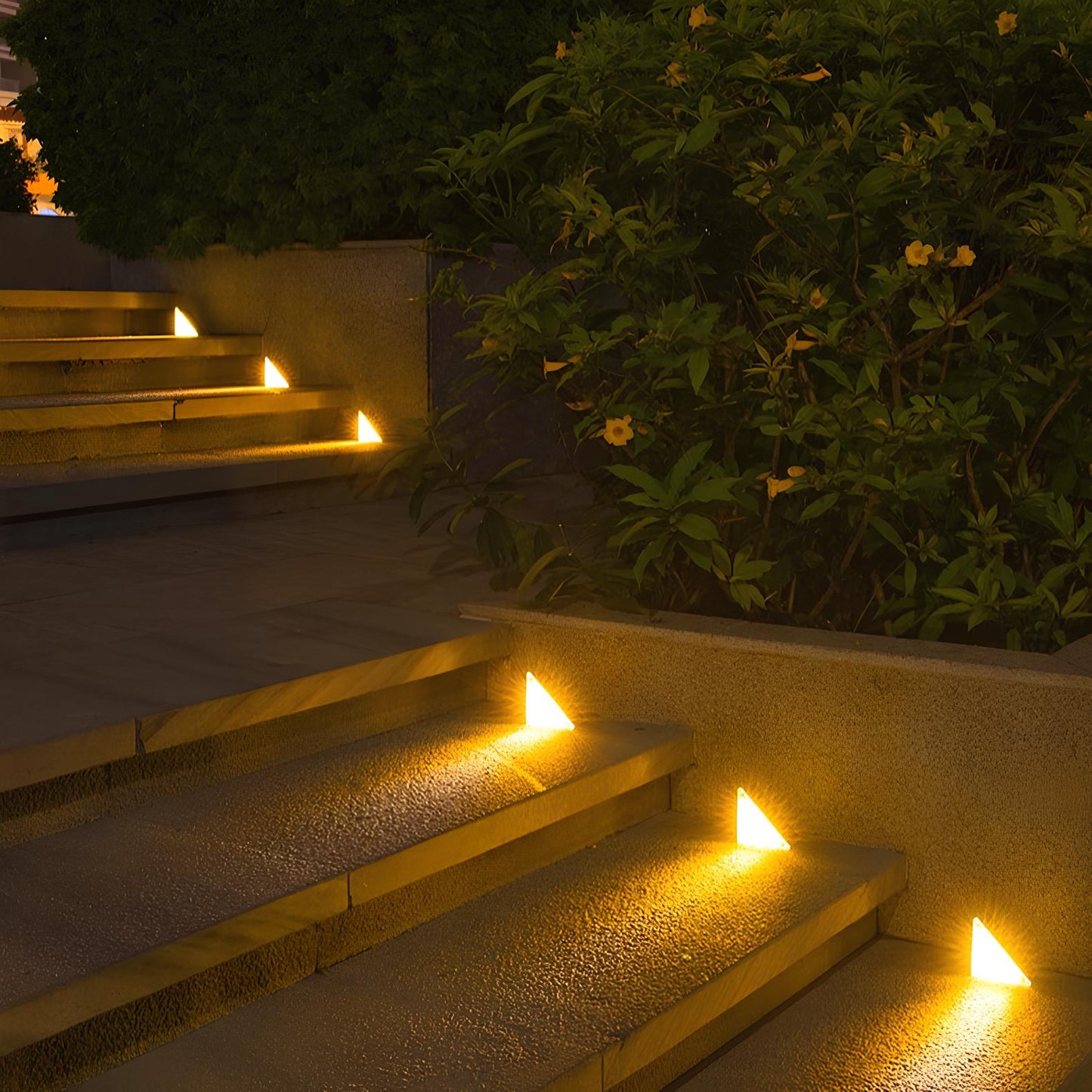 Solar Powered Stair Lights