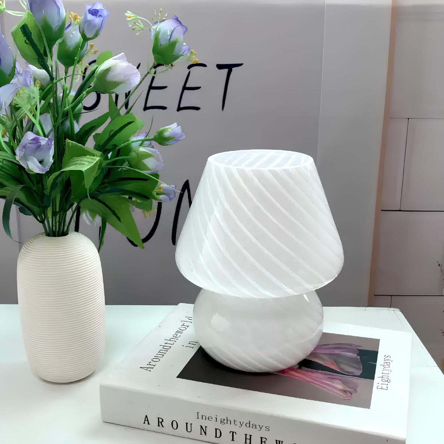 Verra™ Lampe en verre soufflé à la main