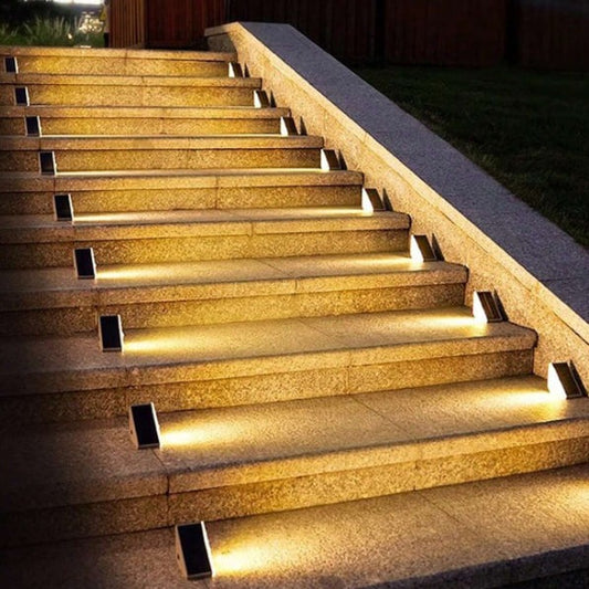 Solar Powered Stair Lights