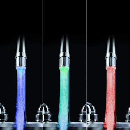 Lumière de robinet multicolore